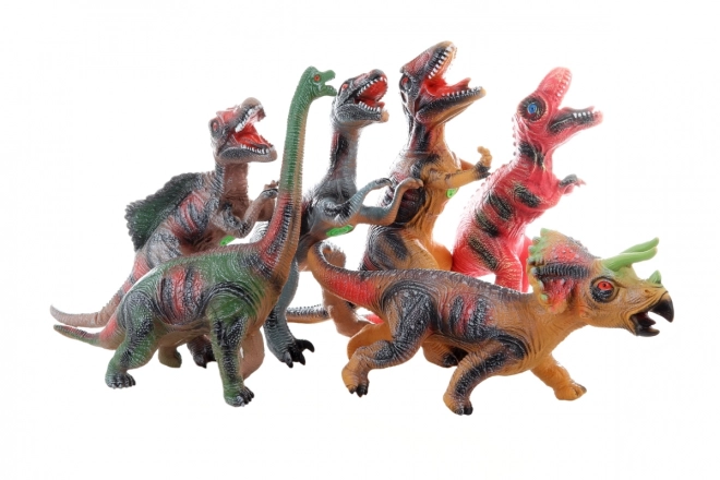 Gumowy dinozaur z dźwiękami