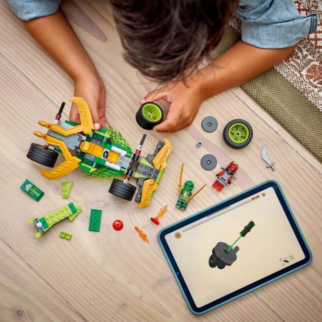 LEGO Ninjago wyścigowy samochód Lloyda z napędem na odwrotny ciąg