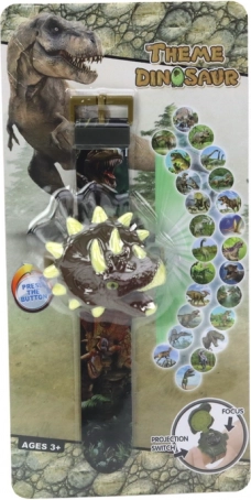 3D projekcja obrazków dinozaurów