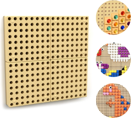 Masterkidz ścienny panel STEM z panelem montażowym 40 × 40 cm