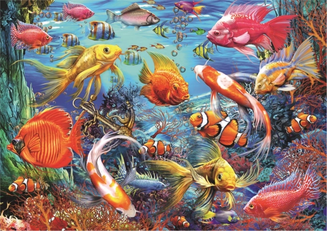 TREFL Puzzle Ukryte Kształty: Podwodne życie 1060 elementów
