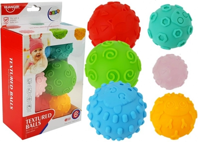 Sensory Balls Kolorowe piłeczki dla dzieci 6 szt.