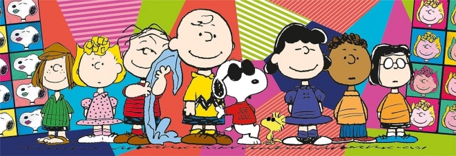 Puzzle 1000 elementów Panorama Peanuts