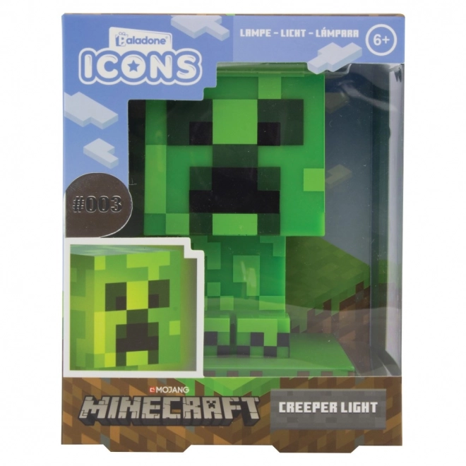 Świecąca ikona Minecraft - Creeper
