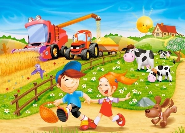 Puzzle 60 elementów Lato na wsi