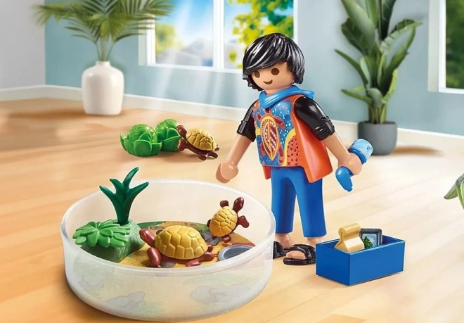 Playmobil terrarium z żółwiami