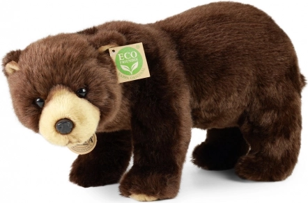 Pluszowy brązowy niedźwiedź stojący 40 cm eco-friendly