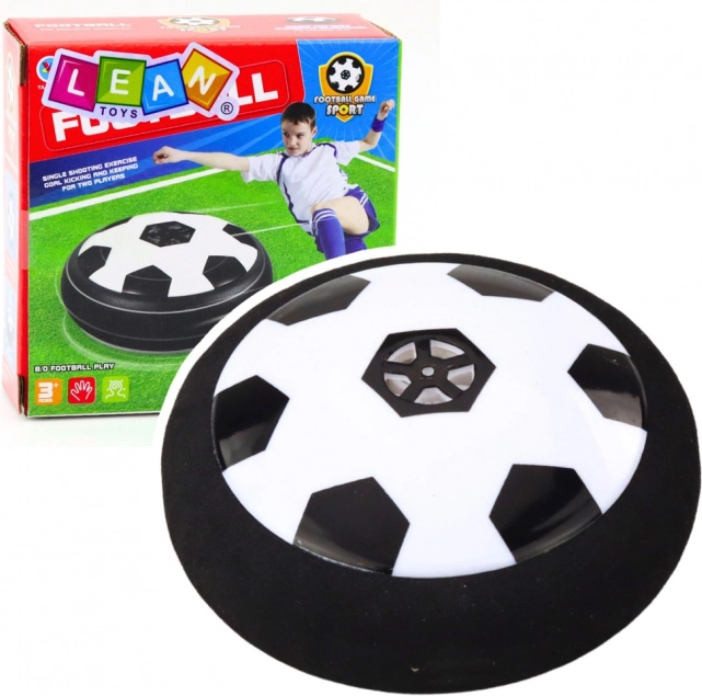 Magiczna latająca lewitująca piłka Hoover Ball czarno-biała 9 cm