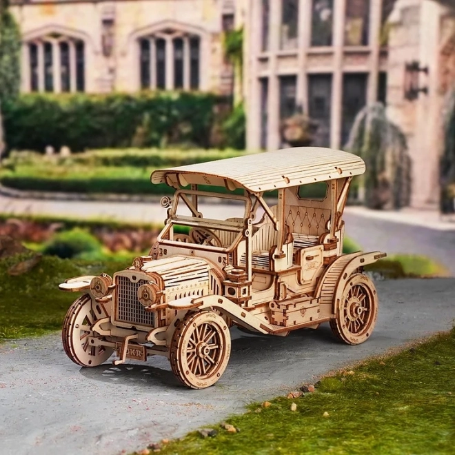 RoboTime drewniane 3D puzzle historyczne auto