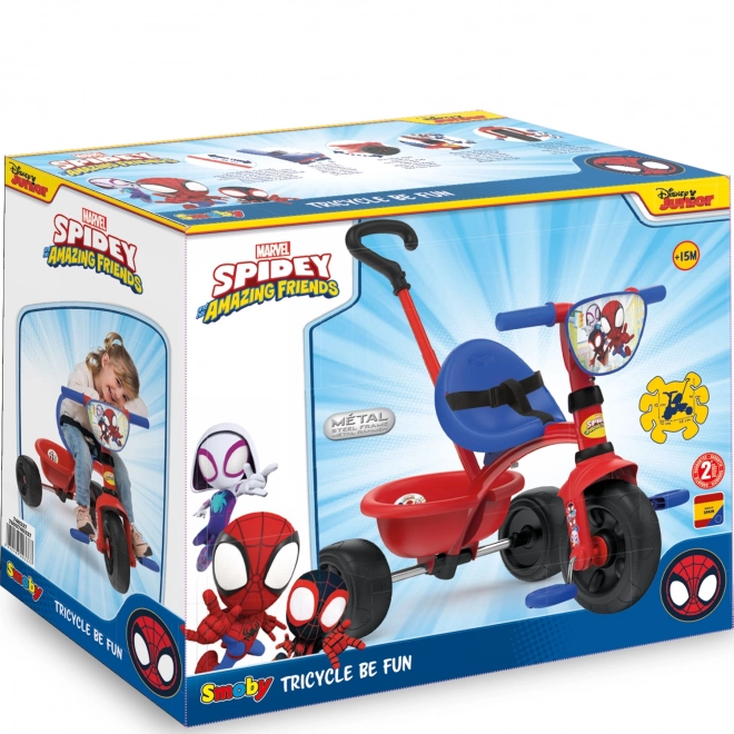 Dziecięcy trójkołowiec Spidey Be Fun