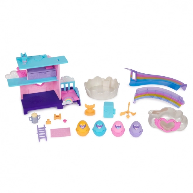 Hatchimals zestaw zabawowy Tęczowy świat wylęgu w wodzie