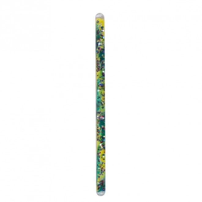 Bigjigs Toys Spiralna czarodziejska różdżka 1 szt. – Zielono-żółta