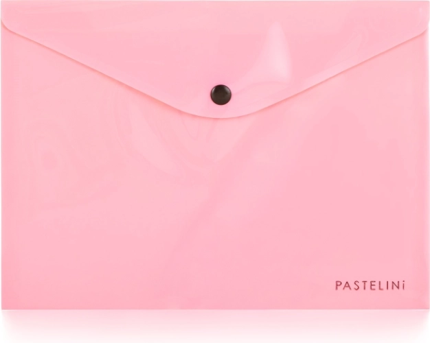koperta z zatrzaskiem A5 PASTELINI różowa