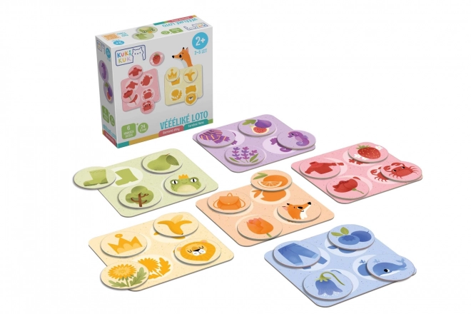 KukiKuk 80035 Veeeelikie loto Kolorowe cienie