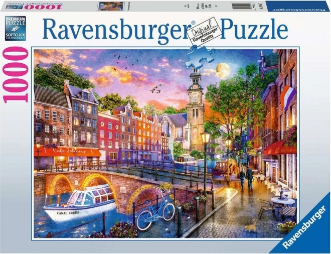 Puzzle Amsterdam 1000 elementów od Ravensburger