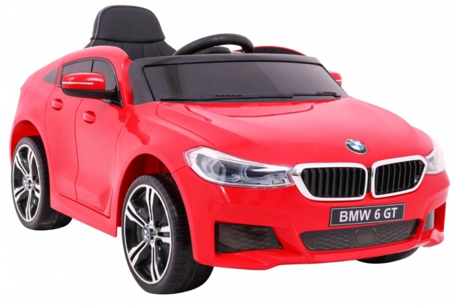 BMW 6 GT Auto na baterie czerwone + zdalne sterowanie + powolny start + EVA + pasy + LED MP3