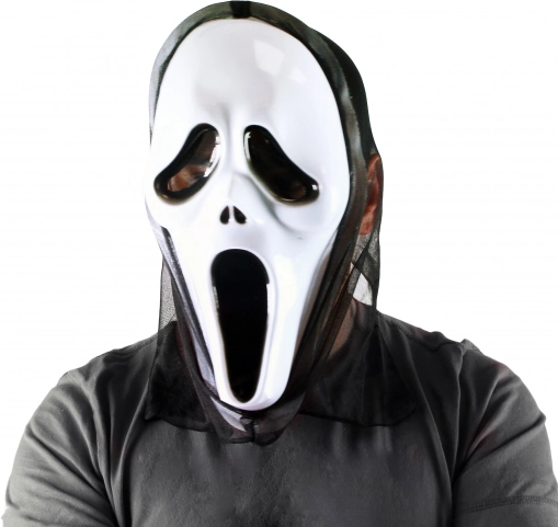 Maska ducha Krzyk na Halloween