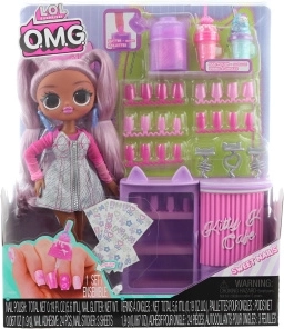 lalka l.o.l. surprise o.m.g. sweet nails kitty k café