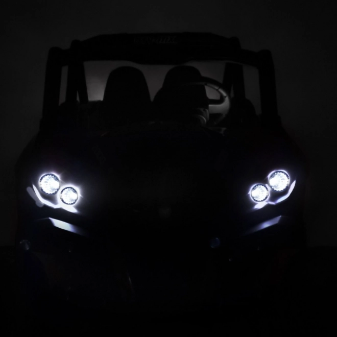 Buggy SuperStar dla dzieci Niebieski + MP4 + napęd 4x4 + zdalne sterowanie + przestrzeń bagażowa + LED + zamek drzwi