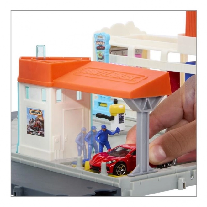 Zestaw Matchbox Real Adventures Myjnia samochodowa