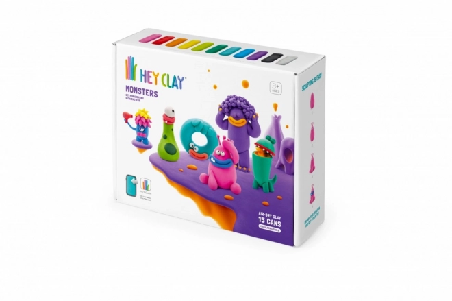 Hej Clay plastikowy zestaw Potwory