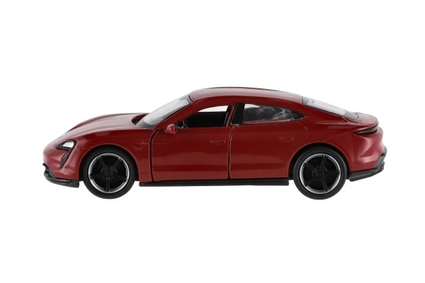 Auto Welly Porsche Taycan Turbo S metalowy/plastikowy 12cm 4 kolory na wyciąganym napędzie 12szt w pudełku