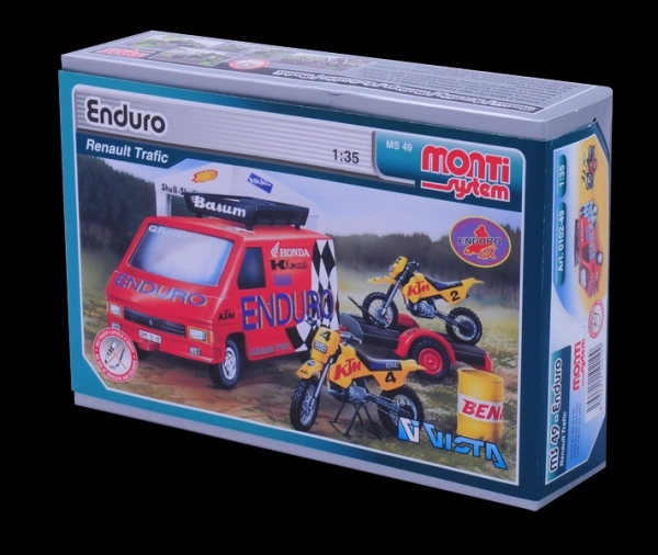 Zestaw Monti System MS 49 Enduro Renault Trafic 1:48 w pudełku 22x15x6cm