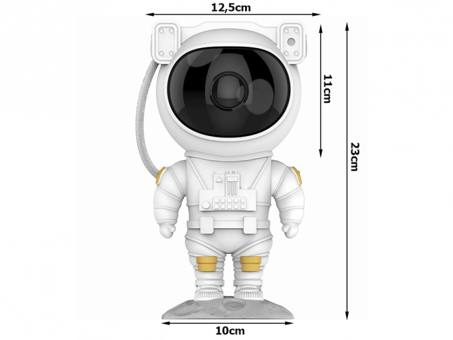 Gwiezdny projektor w kształcie astronauty z pilotem