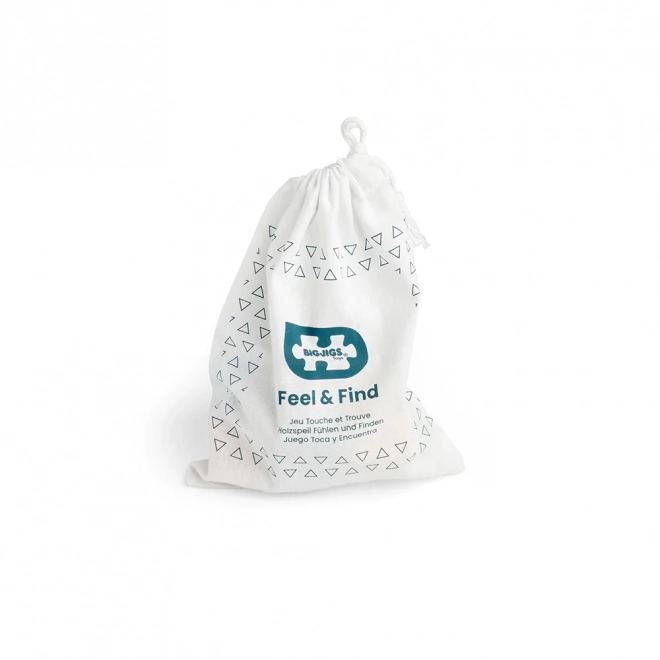 Bigjigs Toys Hmatej a Najdi Gra Montessori