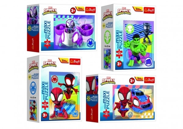 Minipuzzle Spidey i jego niesamowici przyjaciele