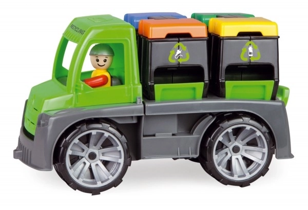 Auto Truxx z kontenerami z figurką plastik 28cm w pudełku 39x16x22cm 24m+