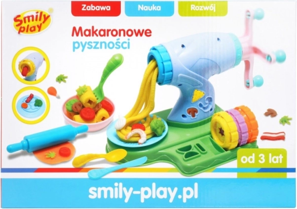 Kolorowa zabawa z zestawem mas plastycznych do robienia makaronu