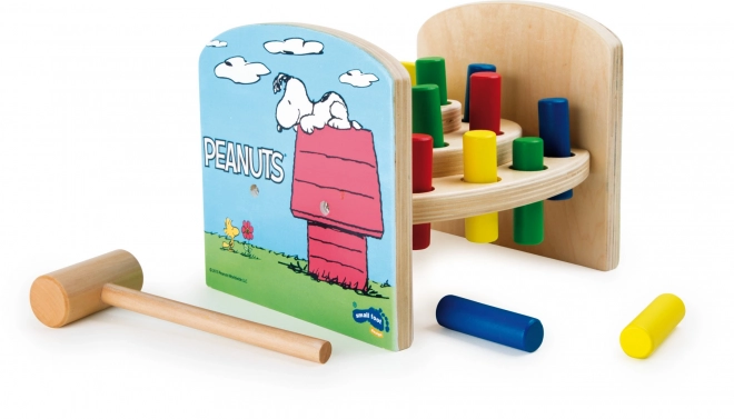 Mały Foot Drewniana zabawka Peanuts