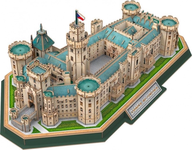 Puzzle 3D Zamek Hluboká