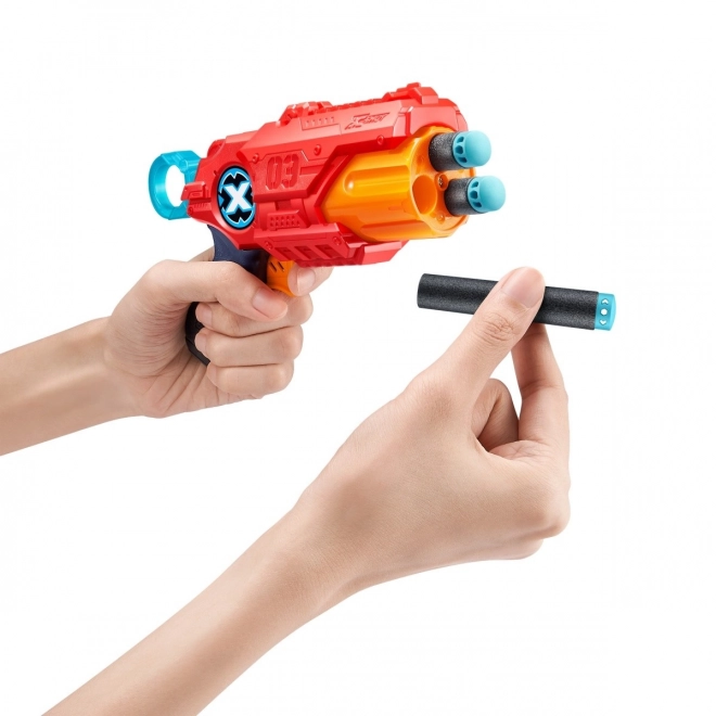 ZURU X-SHOT EXCEL MK 3 podwójny zestaw z obrotową głowicą i 16 nabojami