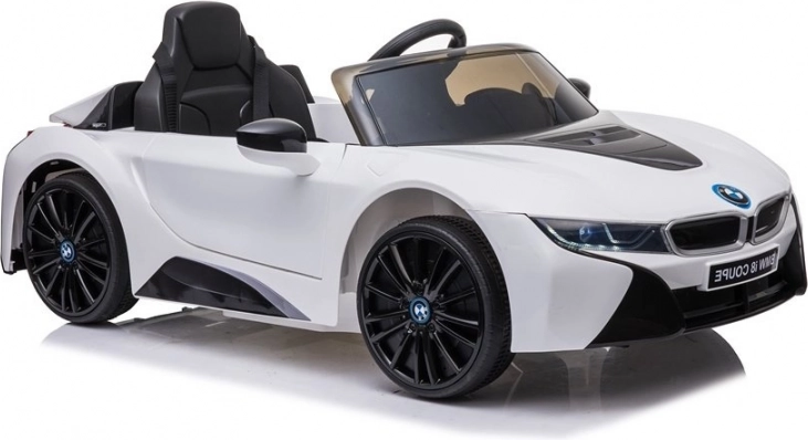 Dziecięcy elektryczny samochodzik BMW i8 Coupe biały