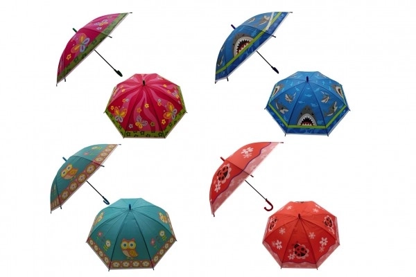 Kolorowy parasol dla dzieci z automatycznym otwieraniem