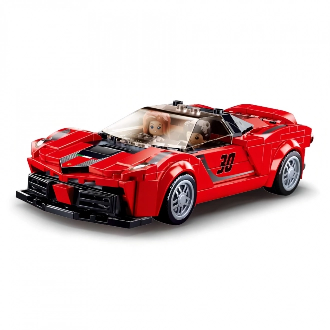 Sluban Modele M38-B0955 Czerwony włoski sportowy samochód