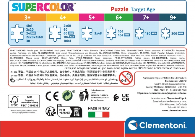 CLEMENTONI Puzzle Spidey i jego niesamowici przyjaciele 30 elementów
