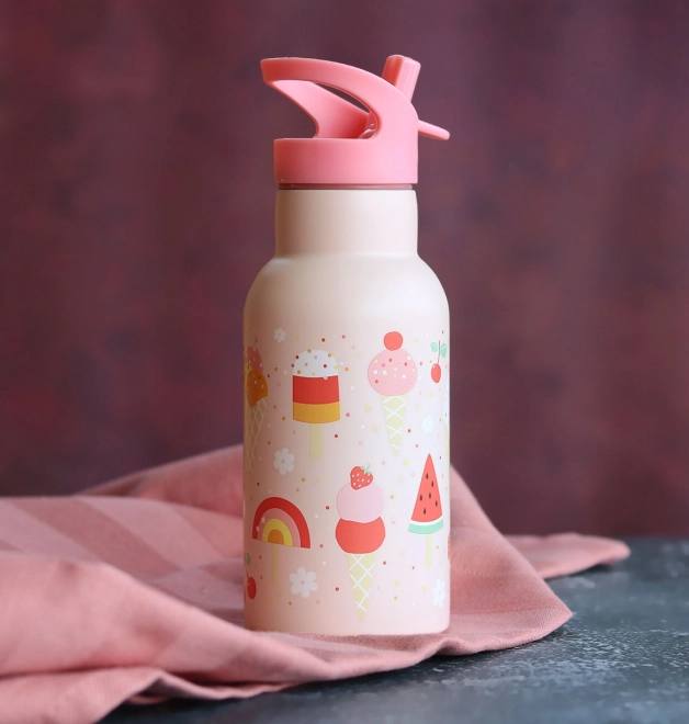 A Little Lovely Company Butelka na napoje ze stali nierdzewnej 500 ml