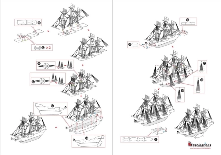Przejrzyste ilustrowane instrukcje