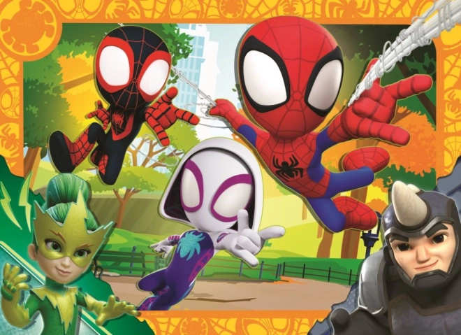 Puzzle Ravensburger Spidey i jego przyjaciele 4x42 elementy