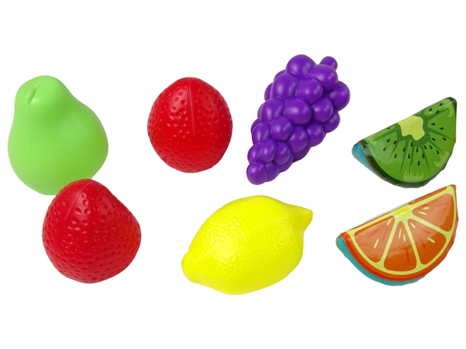 Kolorowe plastikowe owoce