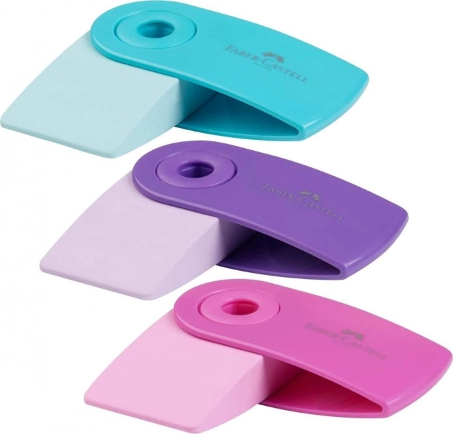 Faber-Castell ergonomiczna gumka z plastikową osłoną