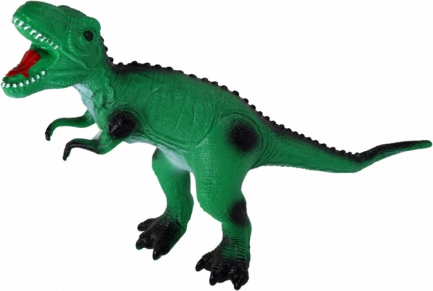 Duża figurka dinozaura tyranozaura z dźwiękiem 38 cm zielona