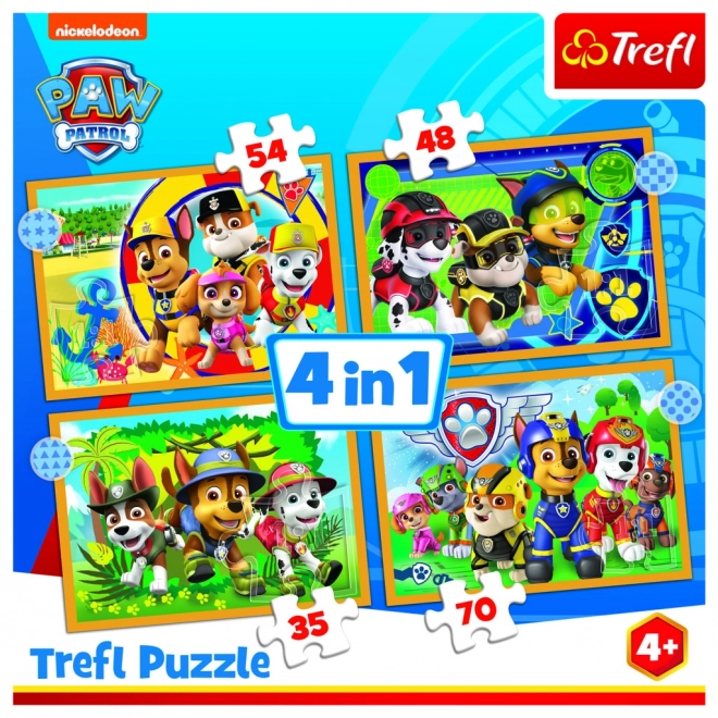 Puzzle Psi patrol wakacje