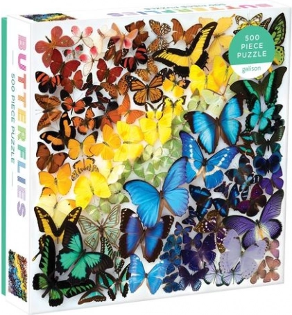 Puzzle Tęczowe motyle 500 elementów GALISON