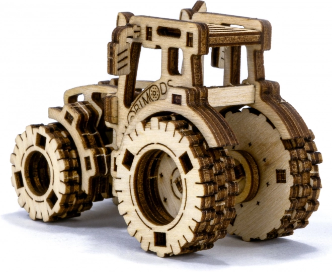 Drewniane Miasto 3D puzzle Superszybki Traktor