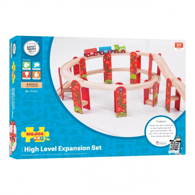 Bigjigs Rail Wielozadaniowy zestaw torów
