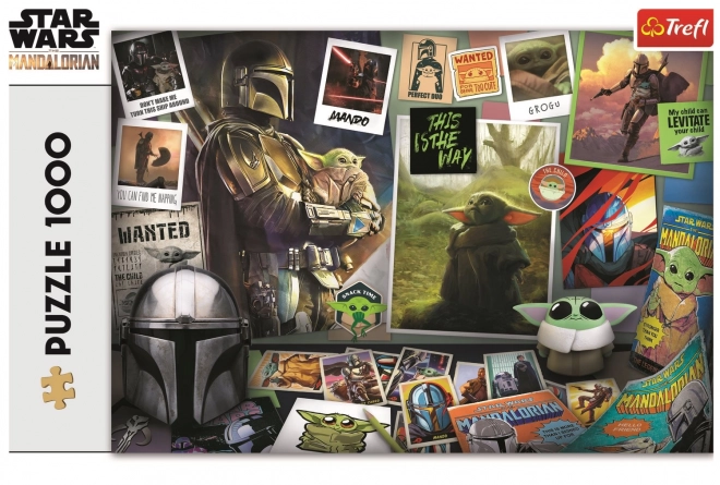 Puzzle 1000 elementów Kolekcja Grogu Mandalorian